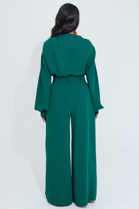 Palazzo Green Pant