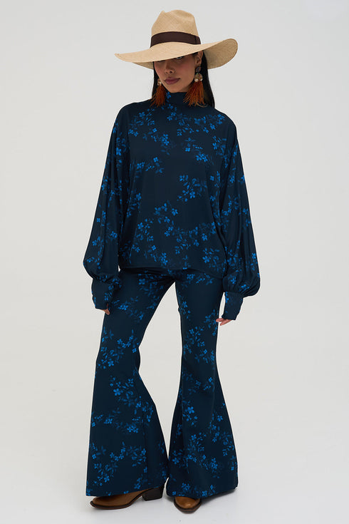 Zephira Navy Floral Pant