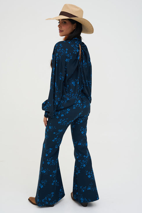 Zephira Navy Floral Pant