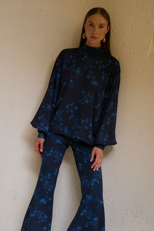 Zephira Navy Floral Pant