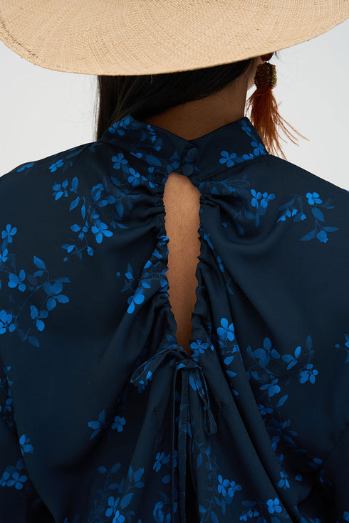 Amanza Navy Floral Top
