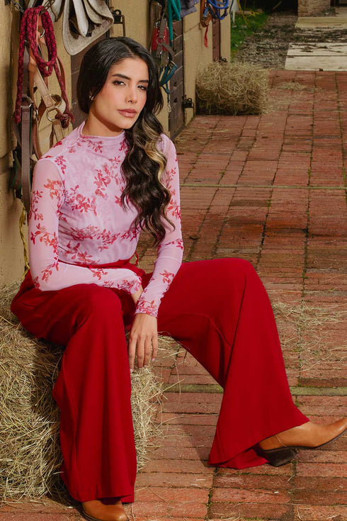 Maya Pink Floral Top